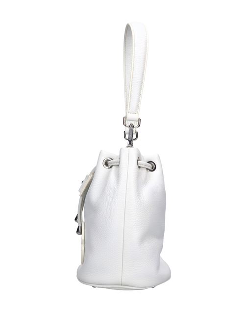 Borsa Navajo Bucket in pelle LA CARRIE | NAVAJO BUKCET TUMBLEDOFF WHITE